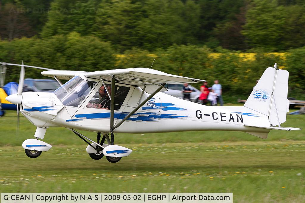 G-CEAN, 2006 Comco Ikarus C42 FB80 C/N 0606-6825, Micro trade fair