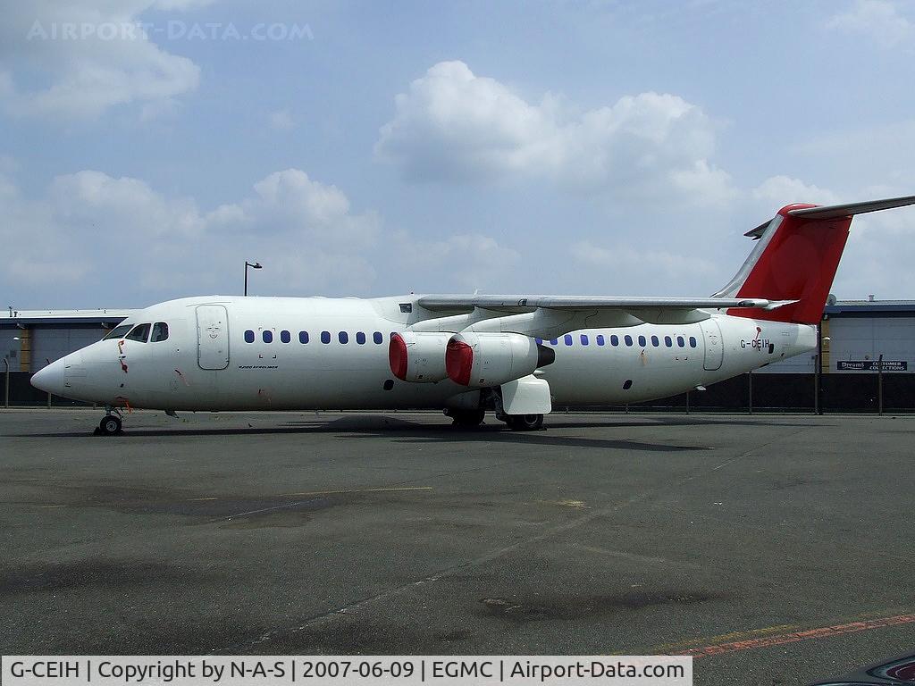 G-CEIH, 1993 British Aerospace Avro 146-RJ100 C/N E3232, Stored