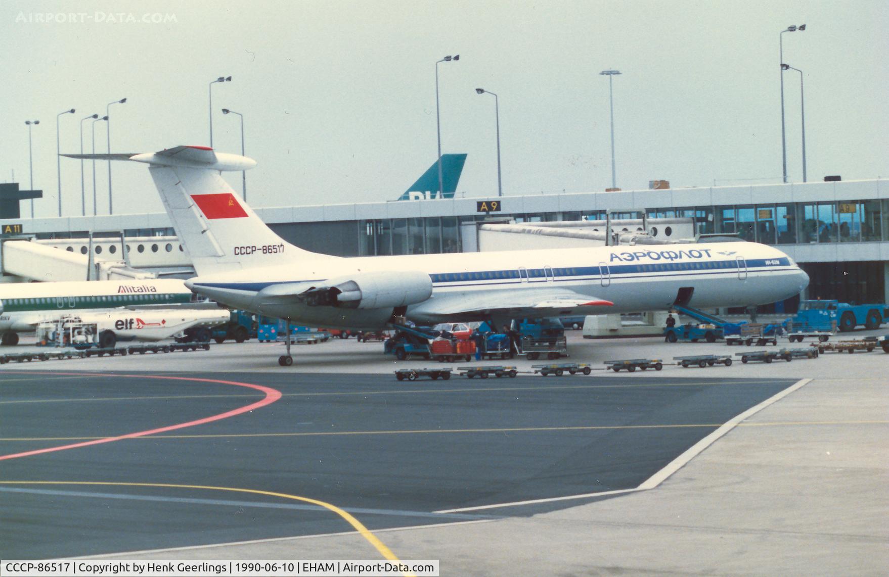 CCCP-86517, 1981 Ilyushin Il-62M C/N 3139732, Aeroflot