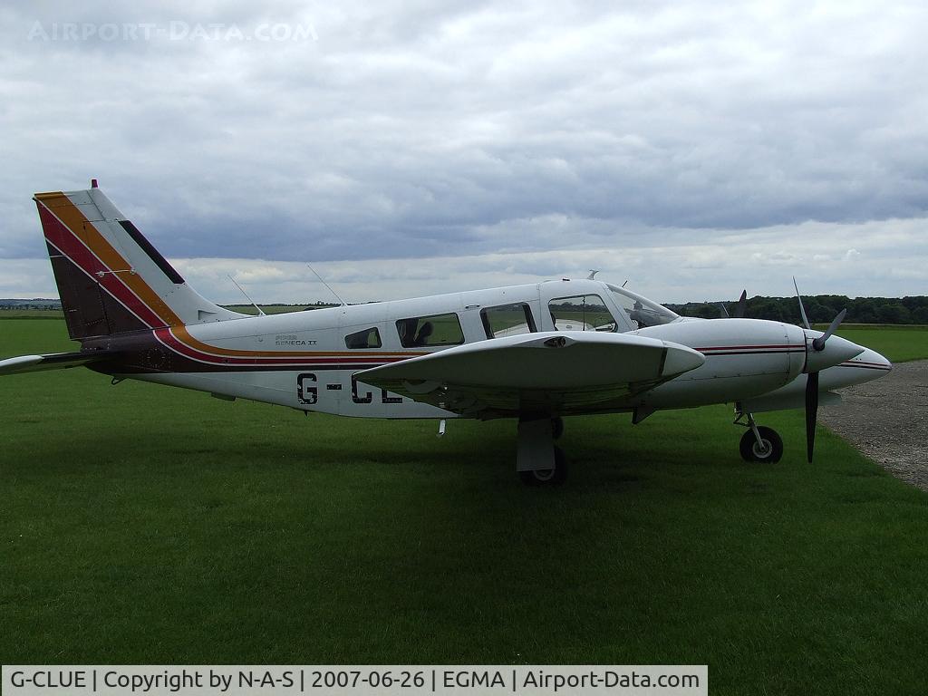 G-CLUE, 1979 Piper PA-34-200T Seneca II C/N 34-7970502, Based