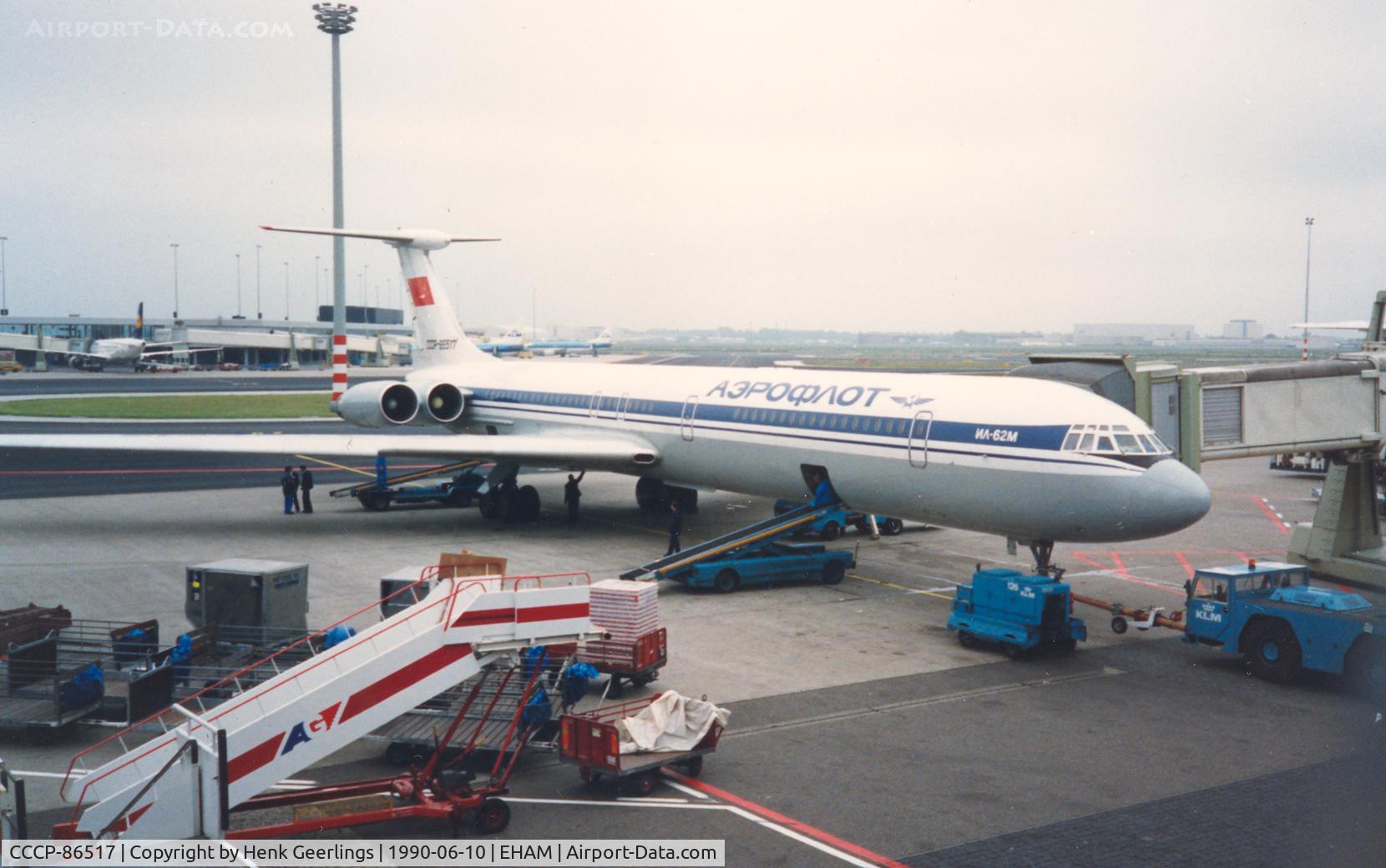 CCCP-86517, 1981 Ilyushin Il-62M C/N 3139732, Aeroflot