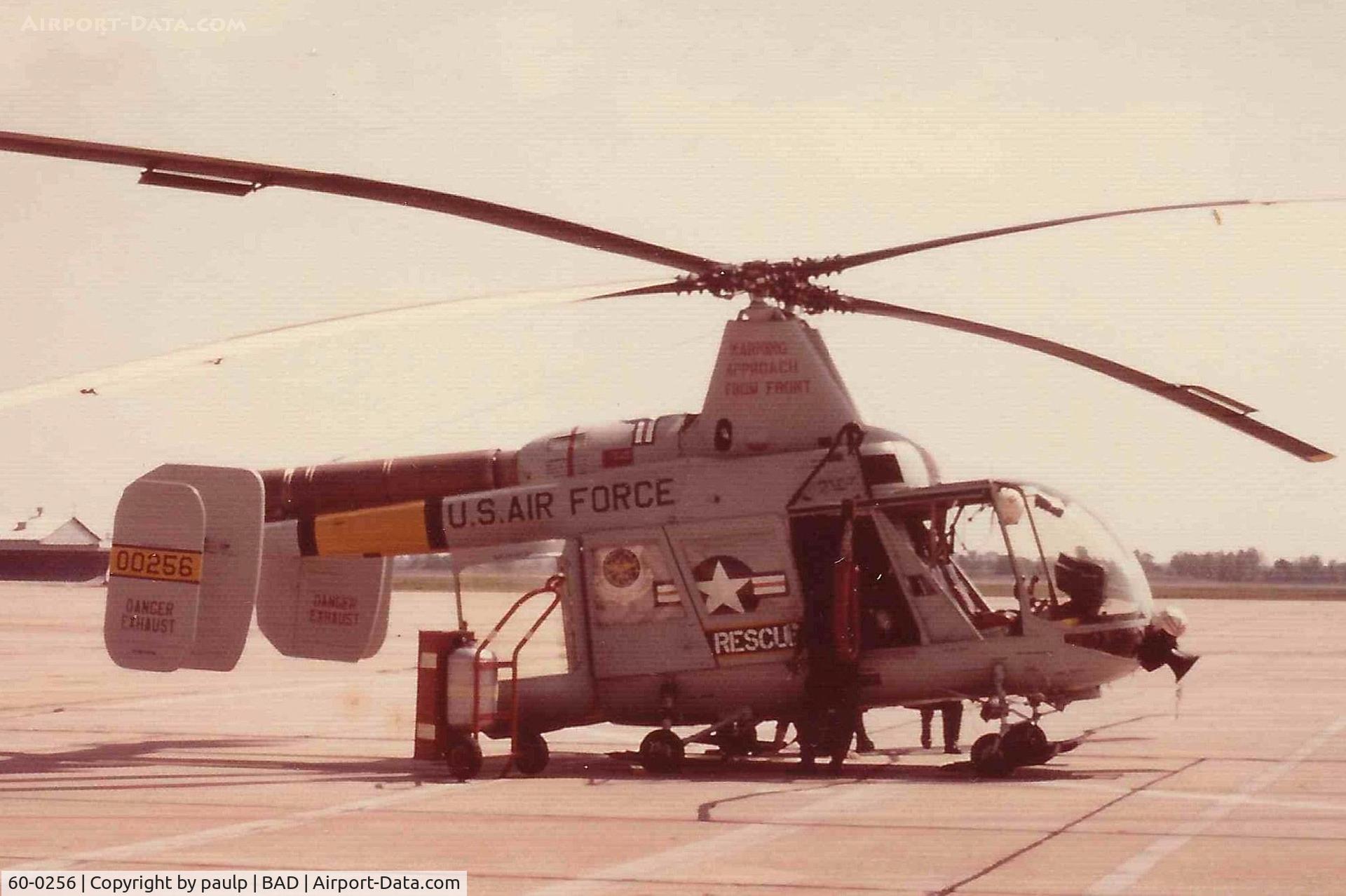 60-0256, 1960 Kaman HH-43B Huskie C/N 80, Barksdale Air Force Base 