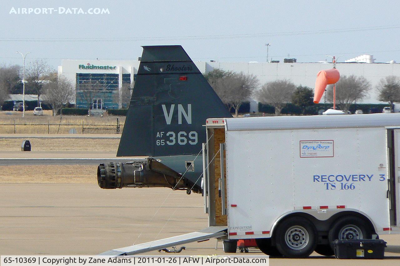 65-10369, 1965 Northrop T-38C Talon C/N N.5783, A little ramp maintenance? At Alliance Airport - Fort Worth, TX