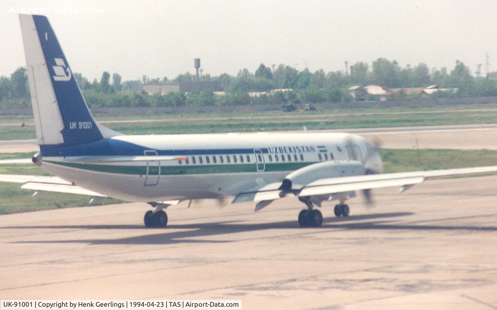 UK-91001, 1993 Ilyushin Il-114 C/N 1023823024, Uzbekistan Airlines