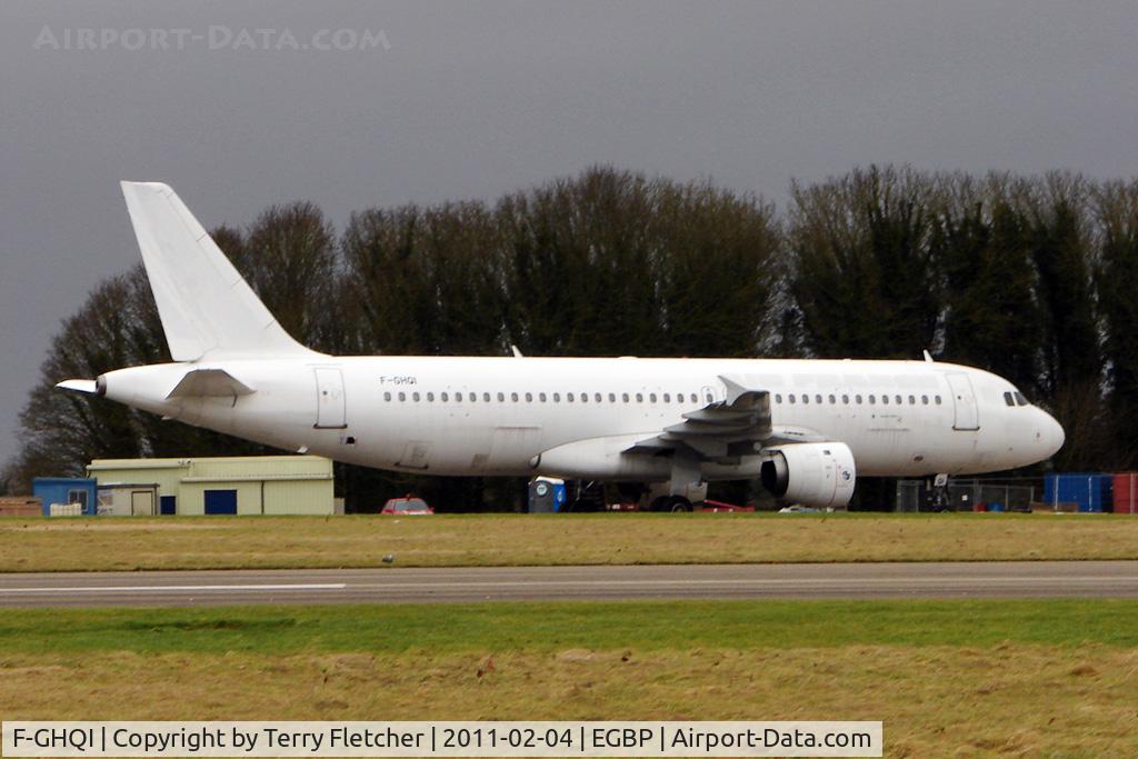 F-GHQI, 1991 Airbus A320-211 C/N 0184, 1991 Airbus A320-211, c/n: 0184 awaiting scrapping at Kemble