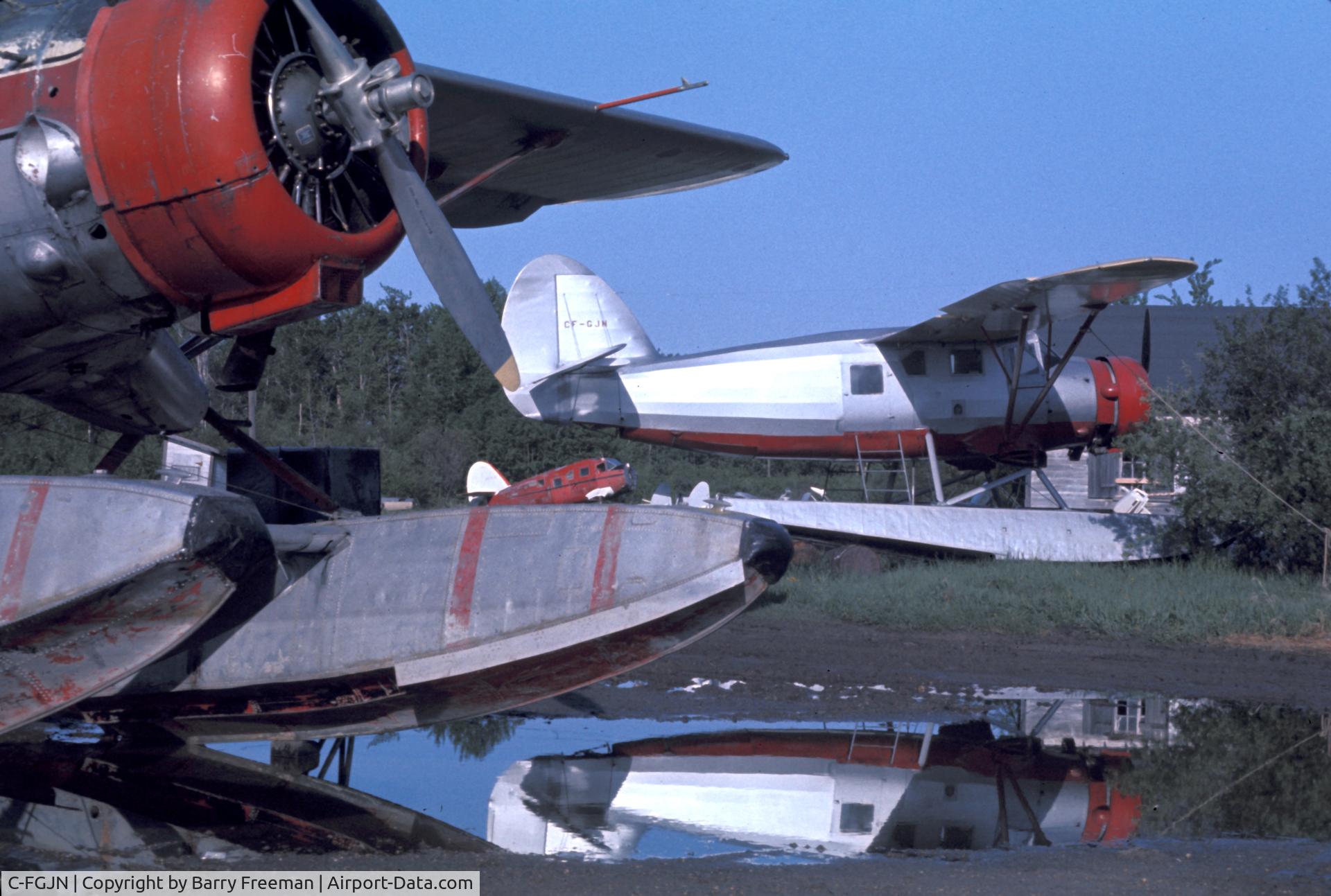 C-FGJN, 1948 Noorduyn Norseman VI C/N 797, Photographed at Cooking Lake, Albert about 1978.