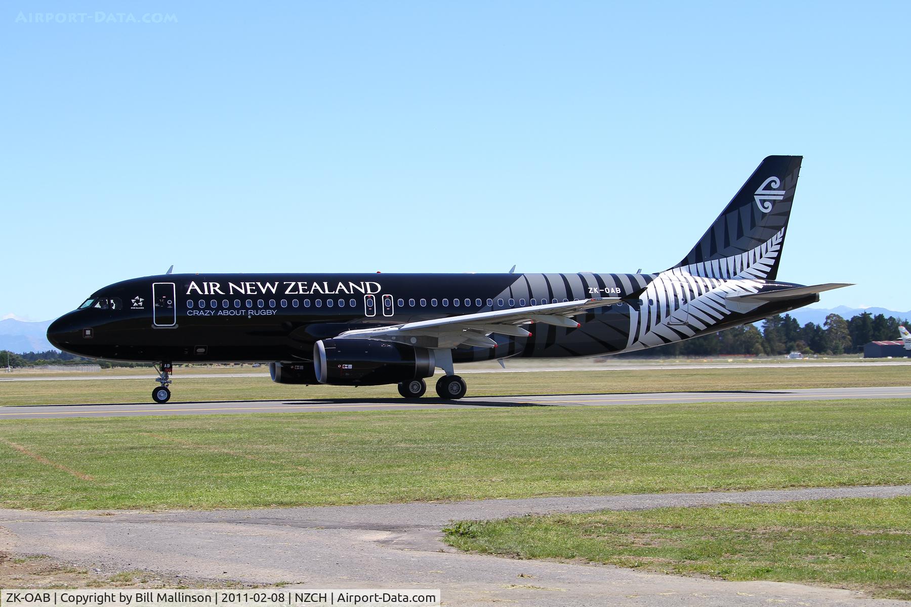ZK-OAB, 2010 Airbus A320-232 C/N 4553, First time in CHC