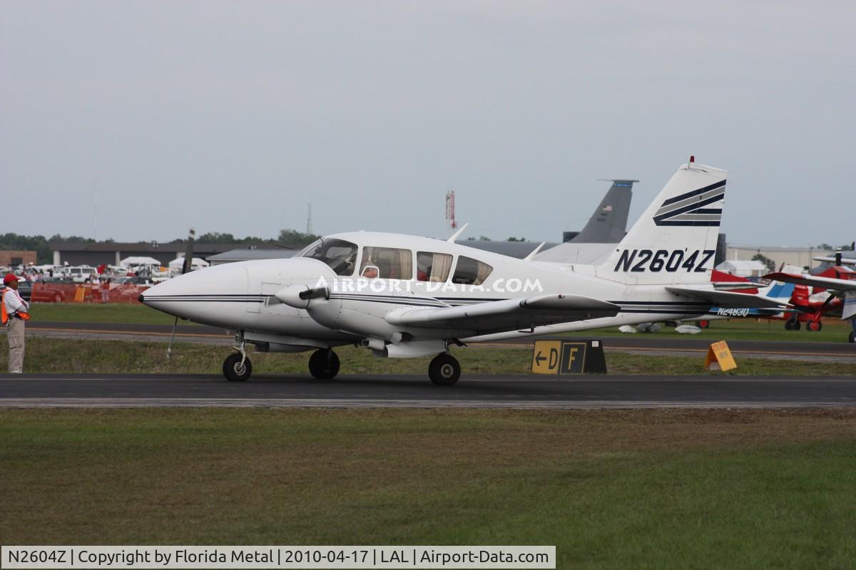 N2604Z, 1981 Piper PA-23-250 C/N 27-8154012, PA-23-250