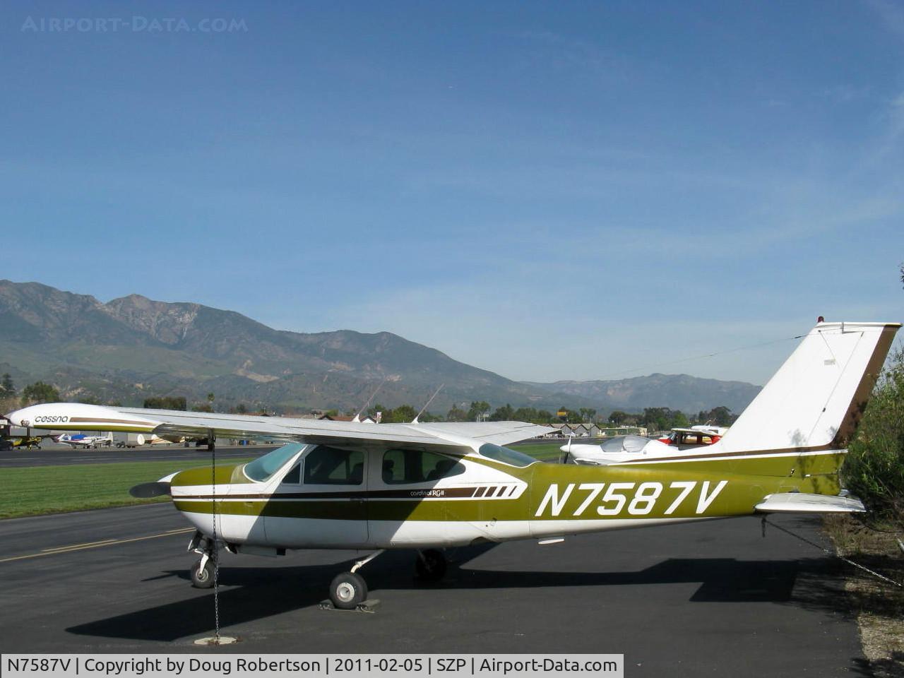 N7587V, 1976 Cessna 177RG Cardinal C/N 177RG0878, 1976 Cessna 177RG CARDINAL RG II, Lycoming IO-360-A1B6D 200 Hp