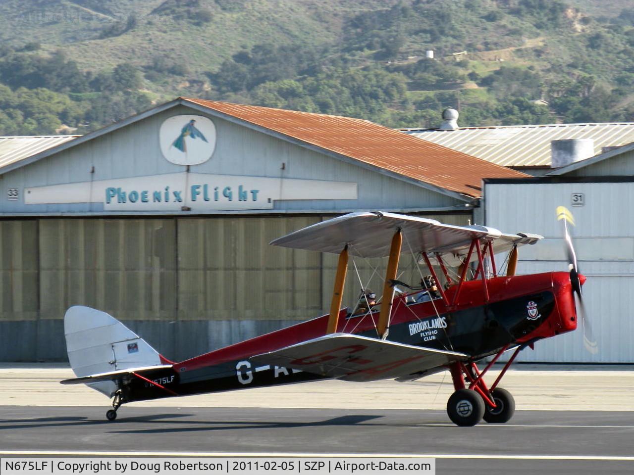 N675LF, 1944 De Havilland DH-82A Tiger Moth II C/N 86572, 1944 DeHavilland DH82A TIGER MOTH, DeHavilland Gipsy Major in-line 4 cylinder inverted air-cooled 135 Hp, takeoff roll Rwy 22