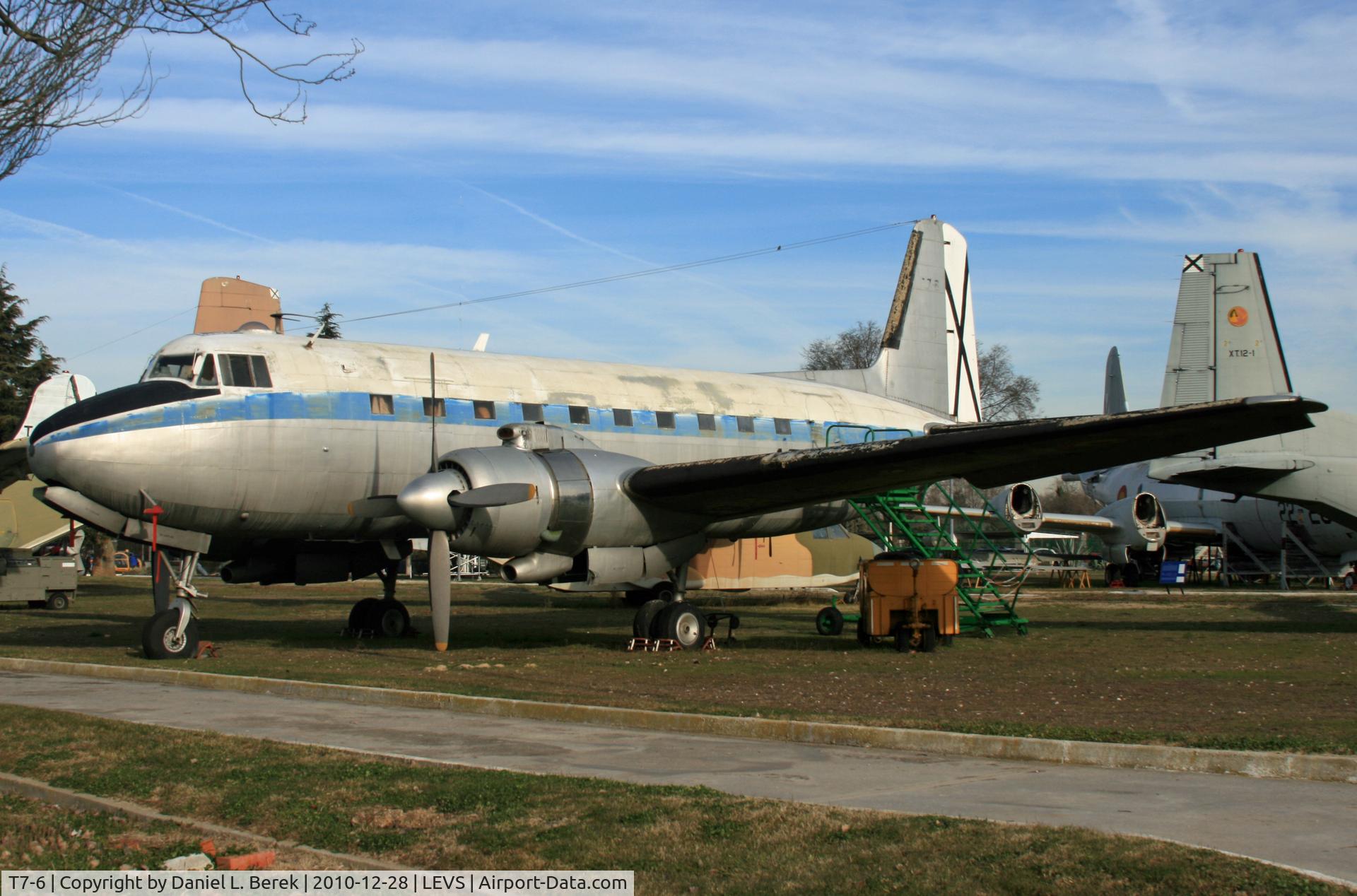 T7-6, CASA C-207A Azor C/N 15, This is one of two CASA C-207s preserved at the Museo del Aire.