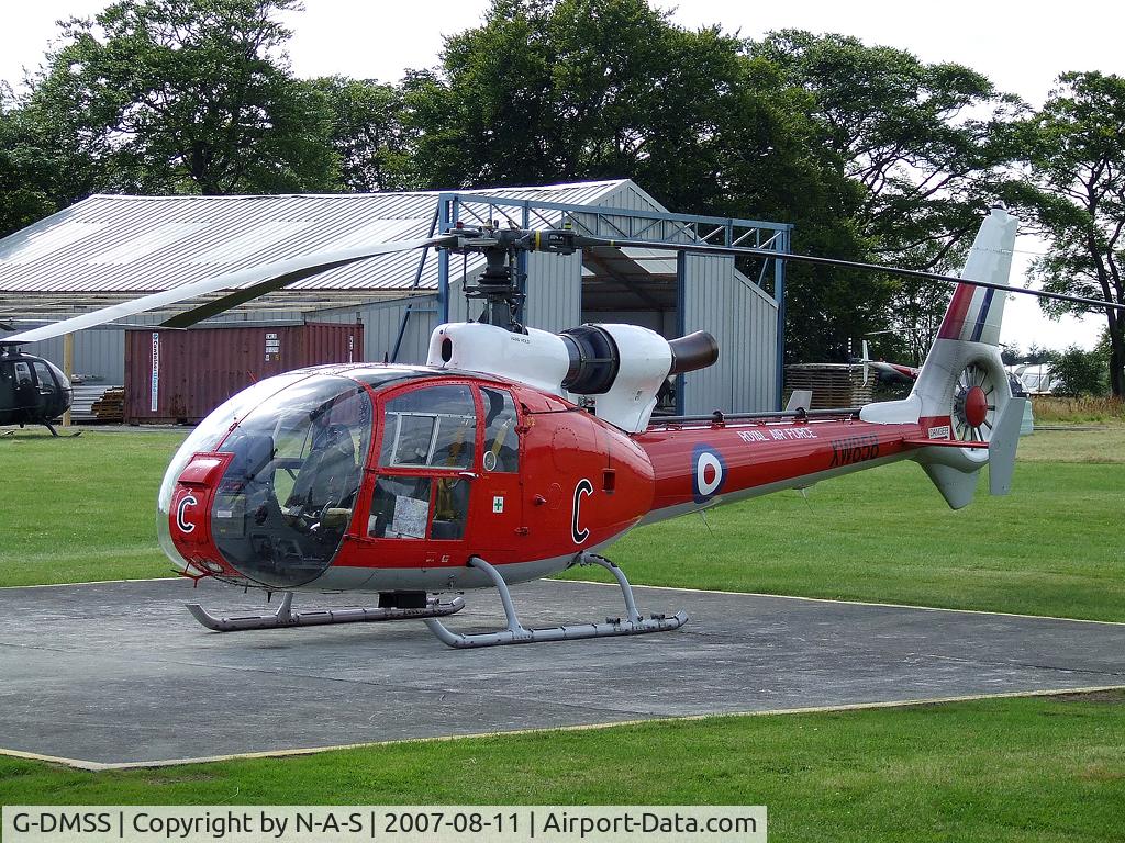 G-DMSS, 1973 Westland SA-341D Gazelle HT3 C/N WA1089, Taken at Coney Park, Leeds, UK