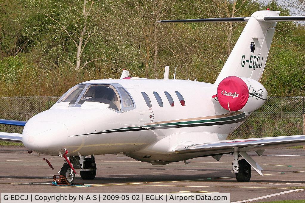 G-EDCJ, 1995 Cessna 525 CitationJet CJ1 C/N 525-0105, Parked