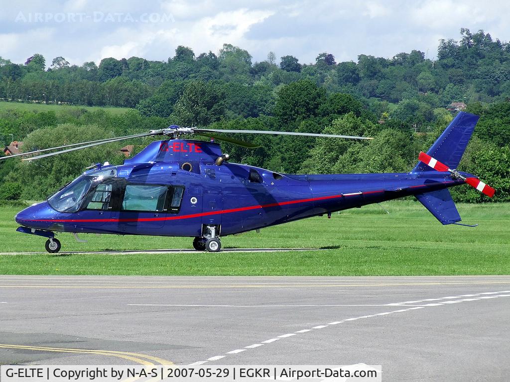 G-ELTE, 1984 Agusta A-109A-2 C/N 7269, Parked