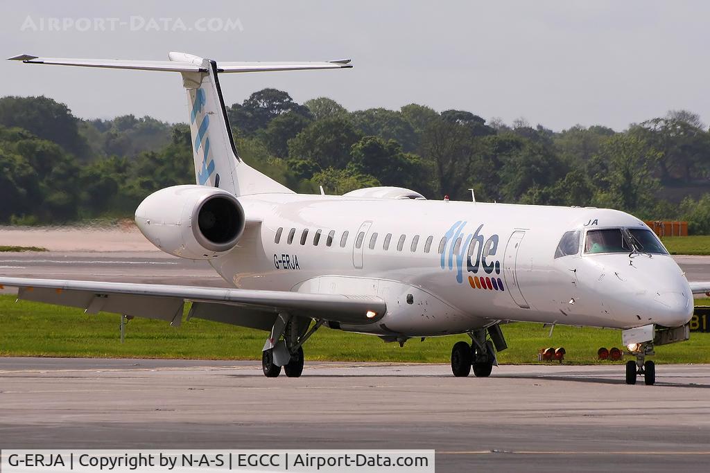 G-ERJA, 2000 Embraer EMB-145EP (ERJ-145EP) C/N 145229, Passing the AVP