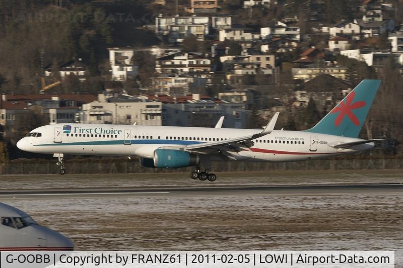 G-OOBB, 2000 Boeing 757-26N C/N 32447, Thomson Airways-First Choice