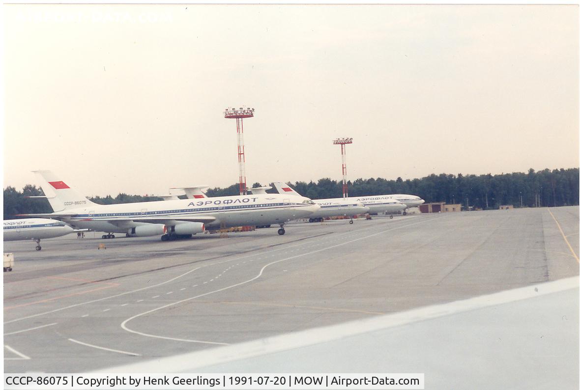 CCCP-86075, Ilyushin Il-86 C/N 51483205044, Aeroflot