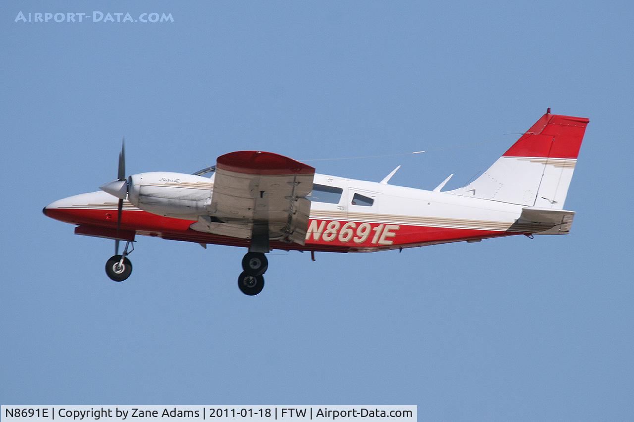 N8691E, 1976 Piper PA-34-200T C/N 34-7670166, At Meacham Field - Fort Worth, TX