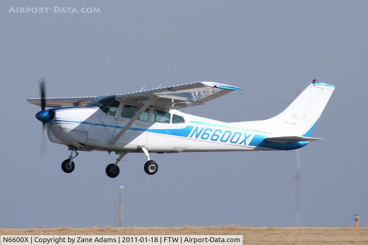 N6600X, 1960 Cessna 210A C/N 21057600, At Meacham Field - Fort Worth, TX