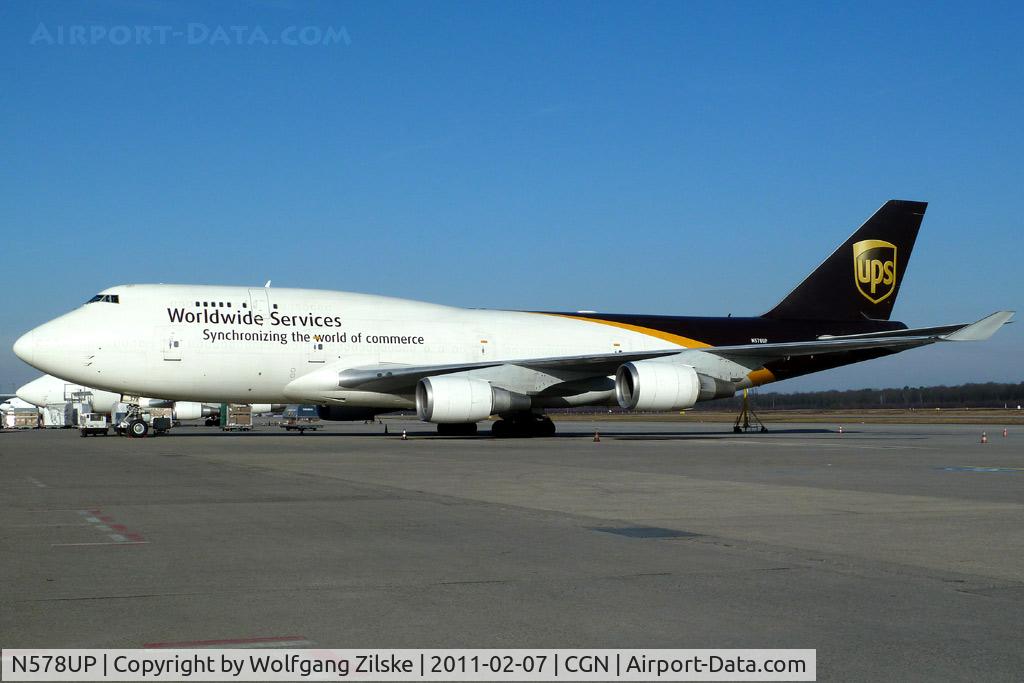 N578UP, 1993 Boeing 747-45EM(BCF) C/N 27154, visitor