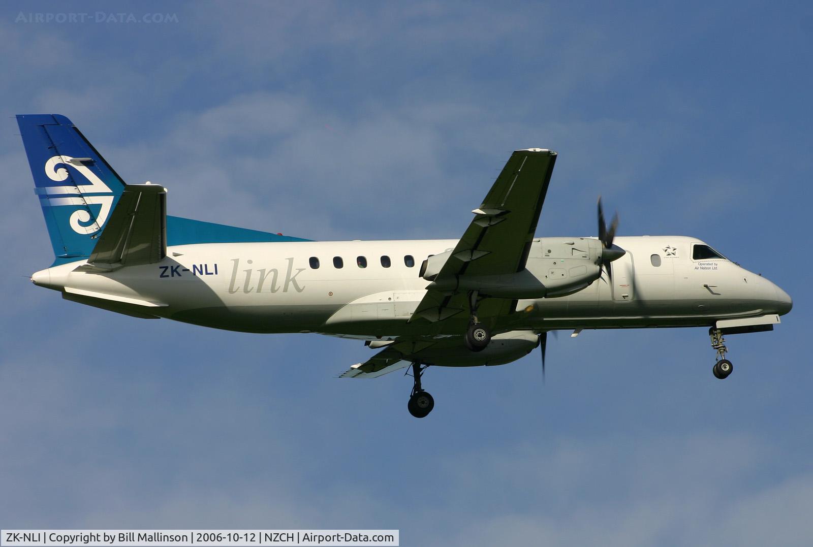 ZK-NLI, 1989 Saab 340A C/N 340A-159, towards 20