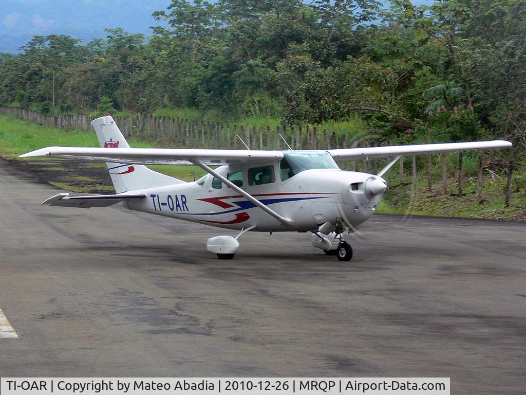 TI-OAR, Cessna TU206G Turbo Stationair Turbo Stationair C/N U20603619, Arriving at MRQP