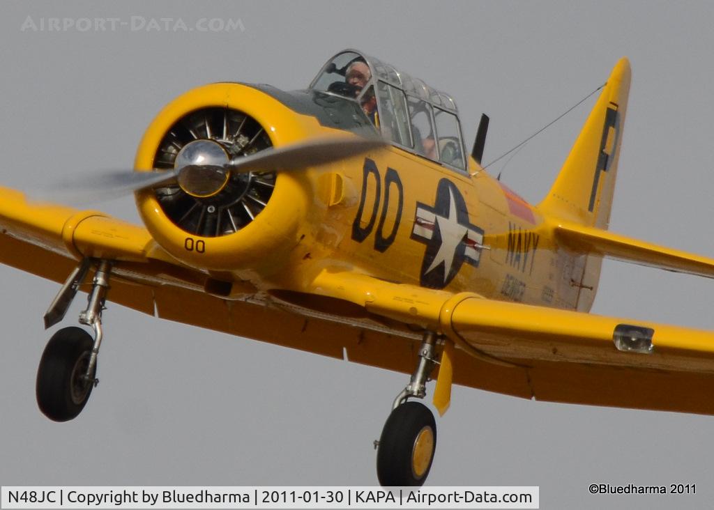 N48JC, North American AT-6G Texan Texan C/N 121-43192, On final to 17L.