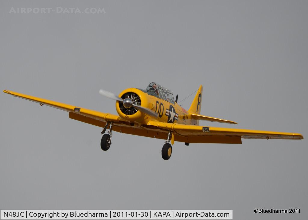 N48JC, North American AT-6G Texan Texan C/N 121-43192, On final to 17L.