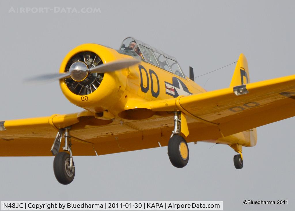 N48JC, North American AT-6G Texan Texan C/N 121-43192, On final to 17L.