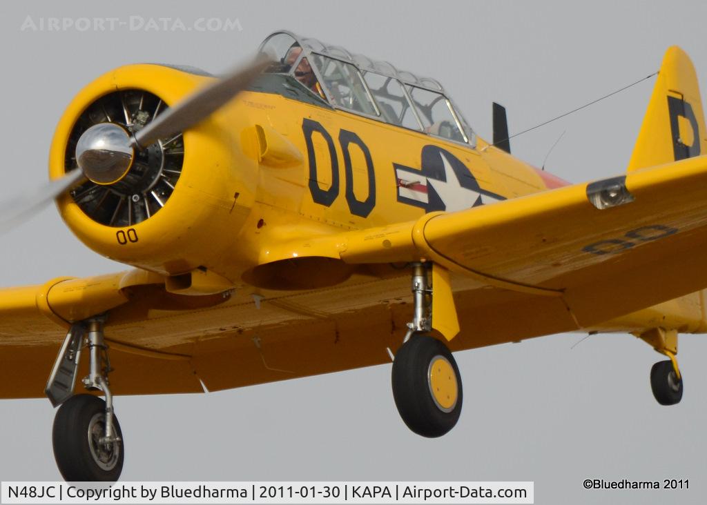 N48JC, North American AT-6G Texan Texan C/N 121-43192, On final to 17L.