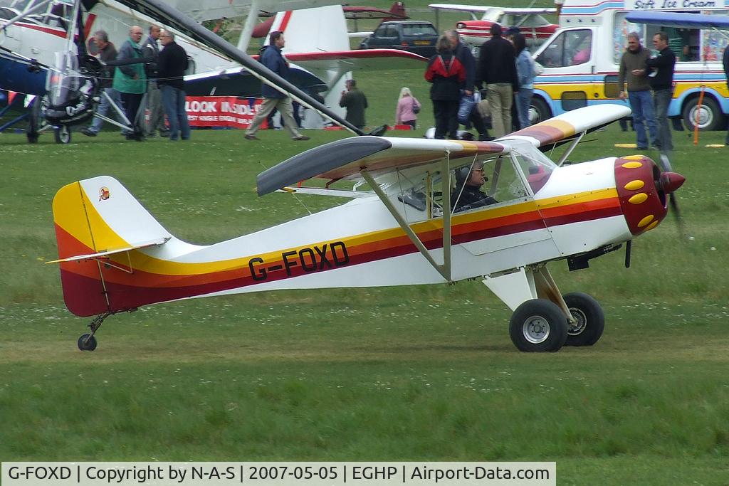 G-FOXD, 1996 Denney Kitfox MK2 C/N PFA 172-11618, Micro trade fair