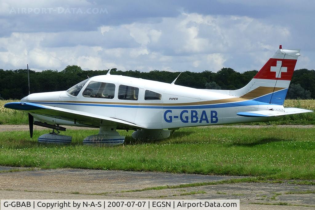 G-GBAB, 1978 Piper PA-28-161 Warrior II C/N 28-7816495, Parked