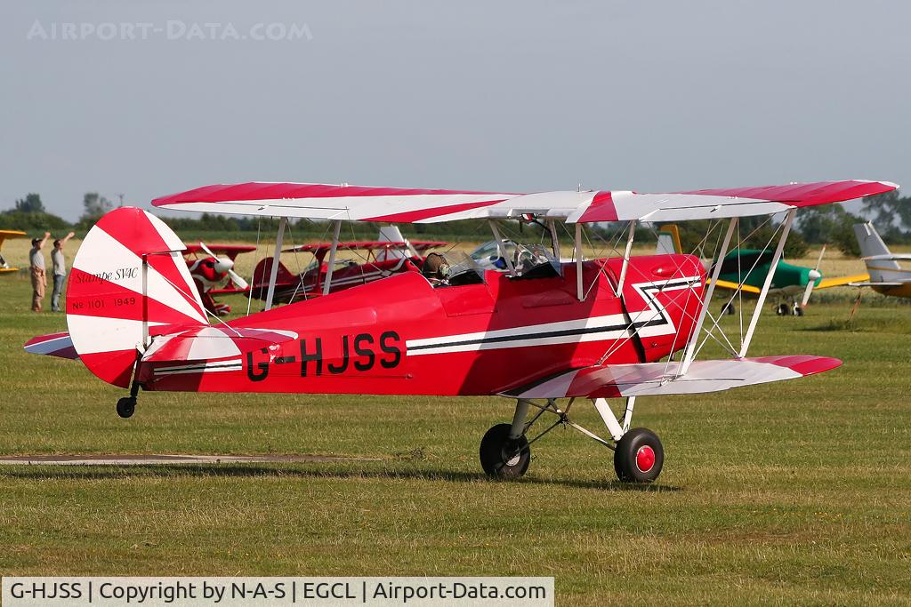 G-HJSS, 1949 Stampe-Vertongen SV-4C C/N 1101, Heading home