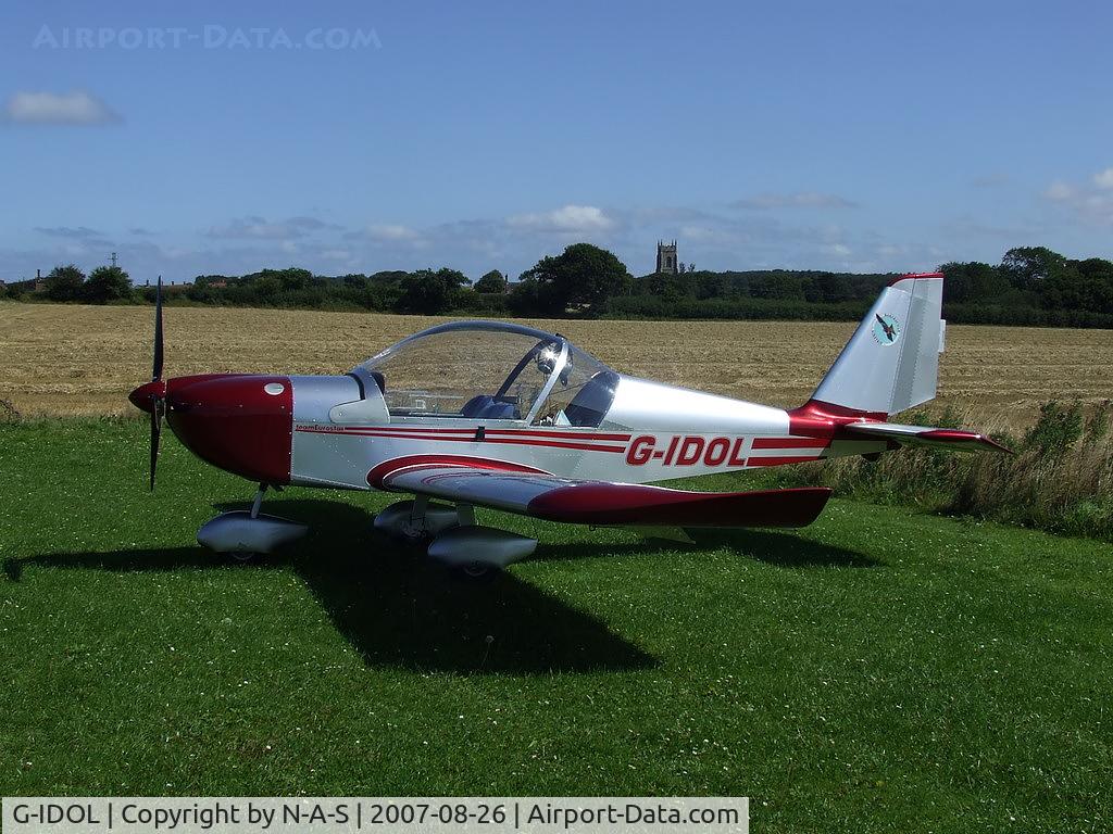G-IDOL, 2007 Aerotechnik EV-97 Eurostar C/N PFA 315-14549, Taken at Northrepps, UK (Old Strip)