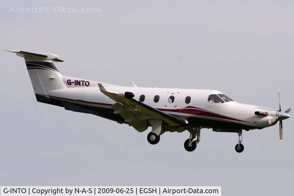 G-INTO, 2005 Pilatus PC-12/45 C/N 609, Semi resident