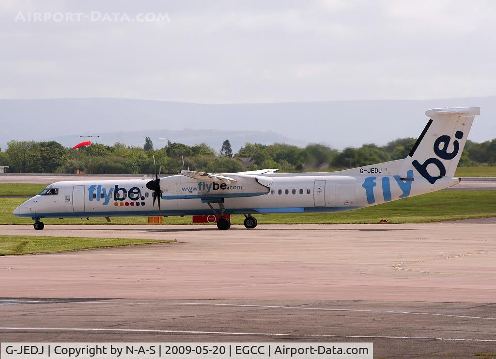 G-JEDJ, 2002 De Havilland Canada DHC-8-402Q Dash 8 C/N 4058, Just arrived
