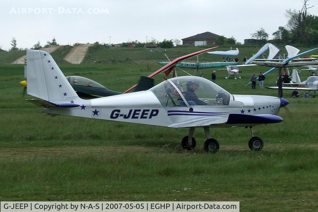 G-JEEP, 2002 Aerotechnik EV-97A Eurostar C/N PFA 315-13888, Micro trade fair
