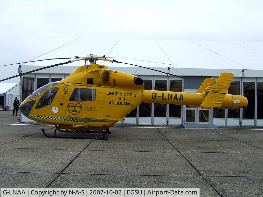 G-LNAA, 2000 McDonnell Douglas MD-900 Explorer C/N 900-00074, Static at Helitech
