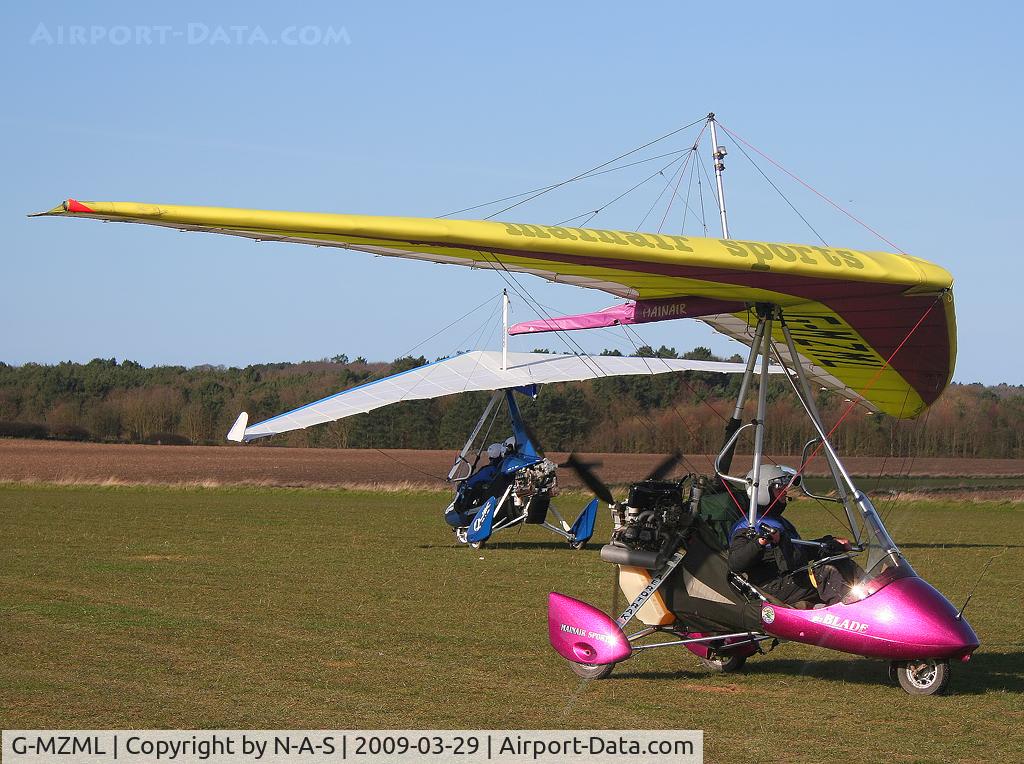 G-MZML, 1998 Mainair Blade 912 C/N 1158-0698-7-W961, Taken at Northrepps, UK