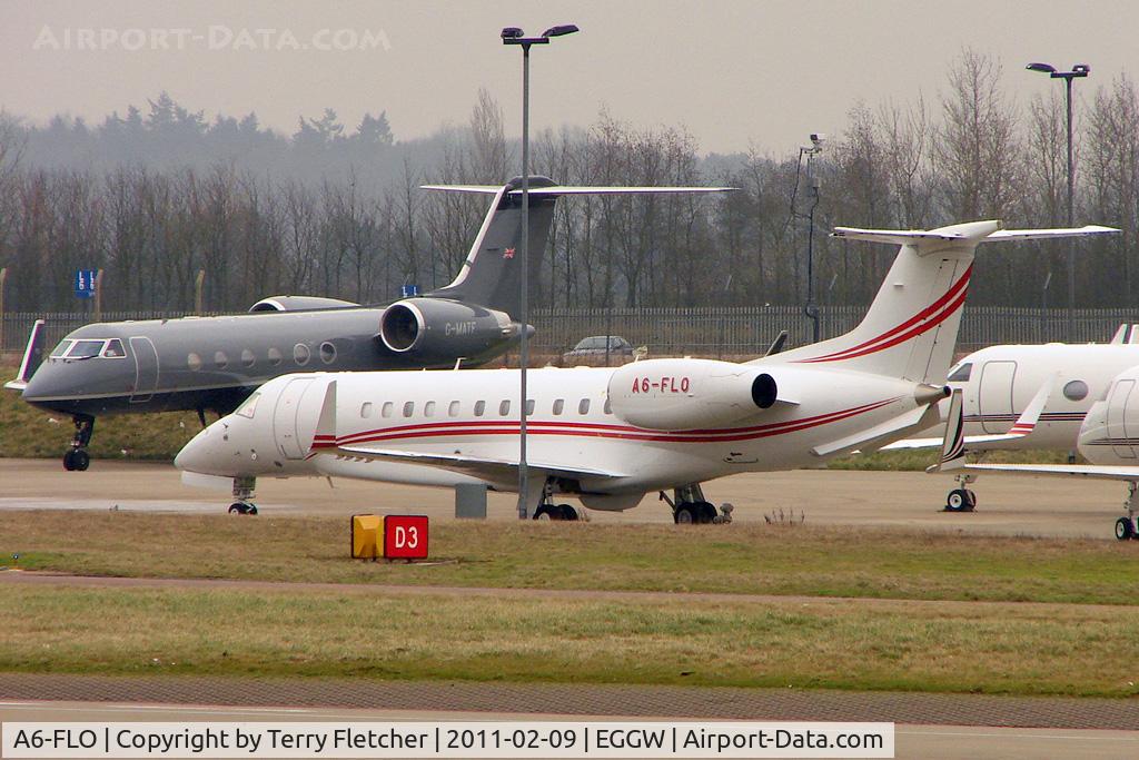 A6-FLO, 2009 Embraer EMB-135BJ Legacy 600 C/N 14501096, Embraer Legacy at Luton
