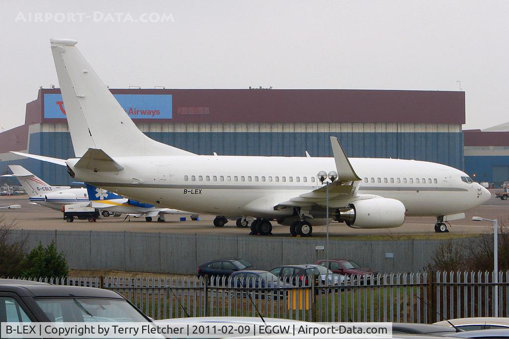 B-LEX, 2006 Boeing 737-7EI C/N 34683, Boeing 737 BBJ ex N2121 at Luton