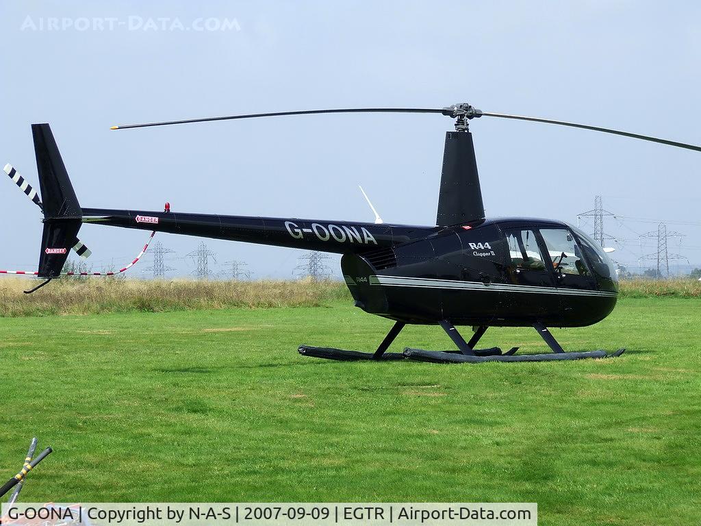 G-OONA, 2005 Robinson R44 Clipper II C/N 10907, Based at the time