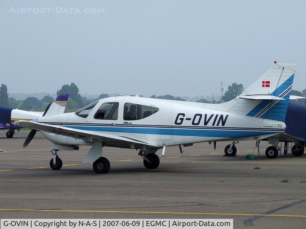G-OVIN, 1976 Rockwell International 112TC Commander Commander C/N 13090, Based