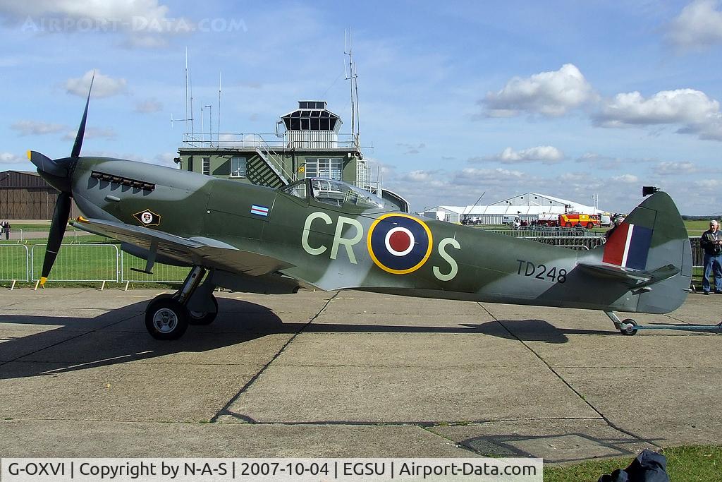 G-OXVI, 1945 Supermarine 361 Spitfire LF.XVIe C/N CBAF.IX.4262, Based, Marked as TD248