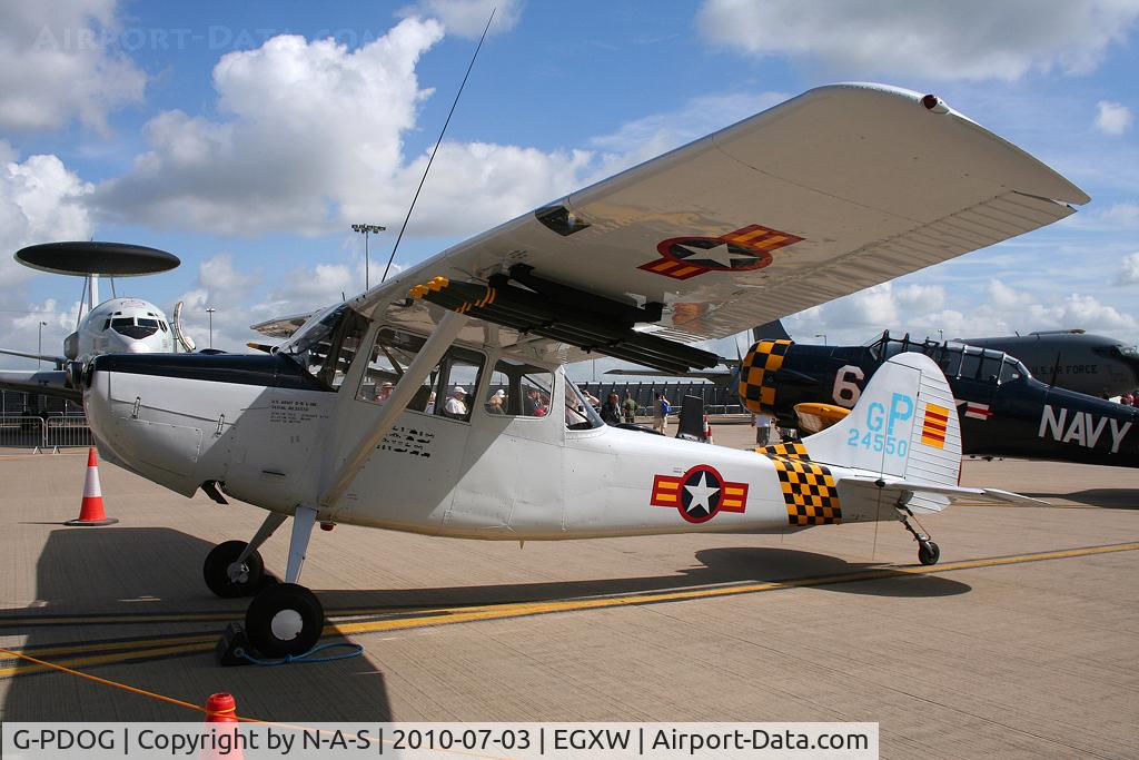 G-PDOG, 1957 Cessna 305C C/N 24550, Static