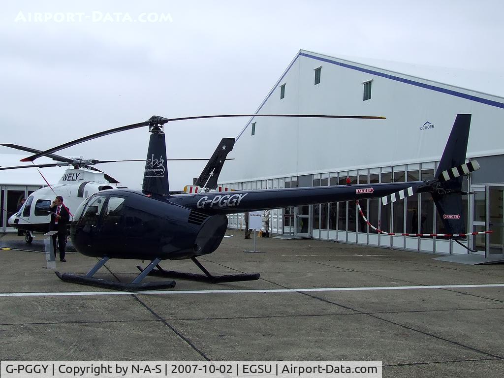 G-PGGY, 2006 Robinson R44 Clipper II C/N 11115, Static at Helitech
