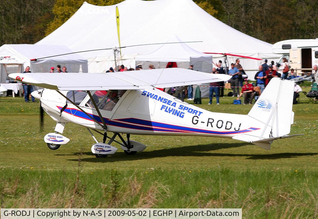 G-RODJ, 2007 Comco Ikarus C42 FB80 C/N 0709-6912, Micro trade fair