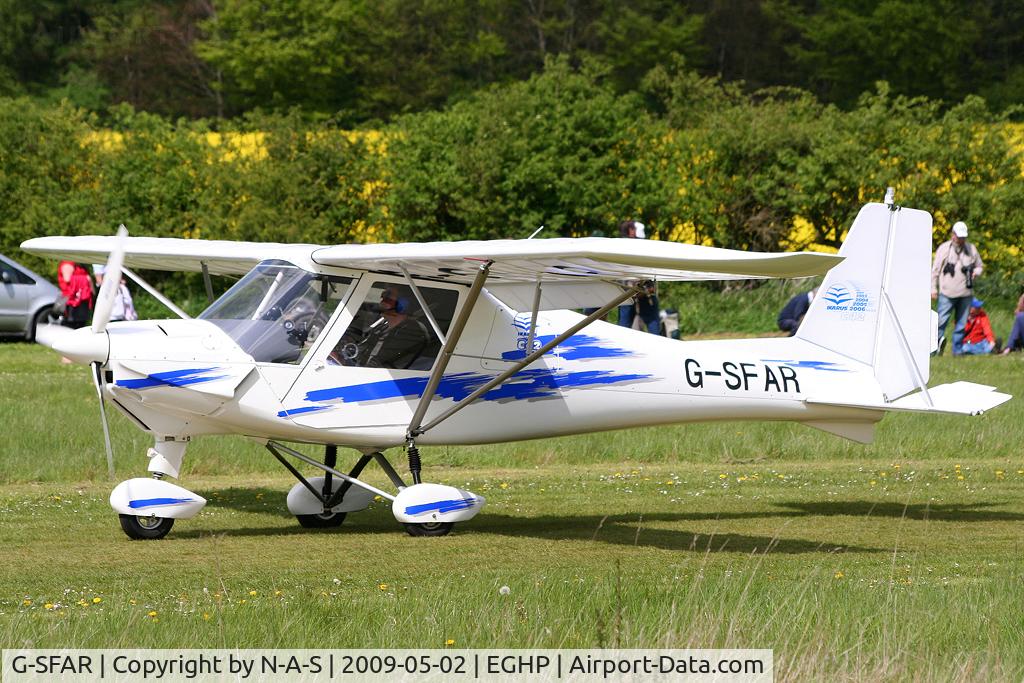 G-SFAR, 2007 Comco Ikarus C42 FB100 C/N 0704-6883, Micro trade fair