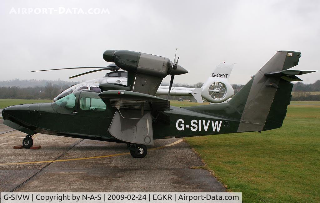 G-SIVW, 2002 Lake LA-250 Renegade C/N 233, Parked outside London Helicopters