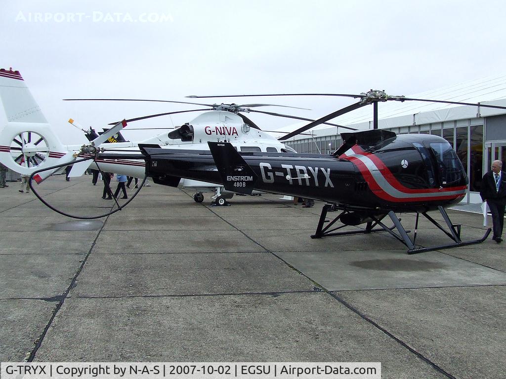G-TRYX, 2005 Enstrom 480B C/N 5083, Static at Helitech